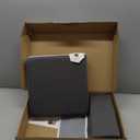 Comfortable Baby Bath Kneeler and Elbow Rest Pad Set  Thick Memory Foam Bath Kneeling Pad with Elbow Support  Baby Bathtub Cushion with Toy Organizer for Bathing Infant or Toddler - Dark Grey