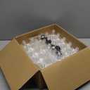 25 Pcs 1.7 OZ Mini Glass Liquor Bottles with Lids Small Glass Wine Bottles Reusable Empty Alcohol Bottles with Aluminum Black Screw Cap (1.7OZ 25PC)