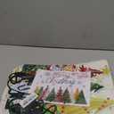 Whaline 22Pcs Merry Christmas Garage Door Magnets Red Green Gold Xmas Tree Snowflake Magnetic Refrigerator Stickers for Winter Home Party Room Car Decoration