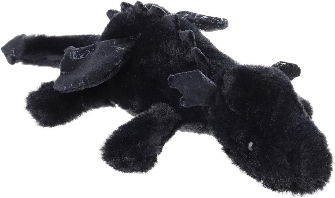 Apricot Lamb Toys Plush Black Lying Dragon Dinosaur Stuffed Animal Soft Cuddly Perfect for Child (Black Dragon, 15 Inches)
