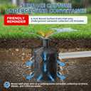 6 Inch Round Surface Drain Inlet with Grate for Underground Dry Well Cover, Dry Well Not Included
