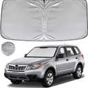 KAYZT Windshield Sun Shade for 2009-2013 Su-baru Forester Foldable Sunshade Front Window Custom Fit Car Accessories