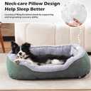 INVENHO Small Dog Bed Washable Orthopedic Calming Warming Durable Pet Bed with Anti-Slip Bottom