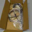 HOHIYA Ornament Display Stand 12 Inch 4-Arm Metal Holder for Christmas Ornaments Glass and Crystal Ball Decorations Art Craft Hanging Hanger Black 2 Pack