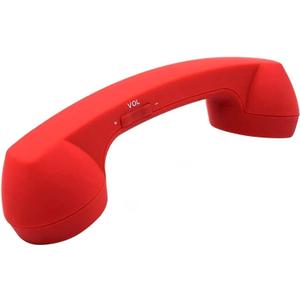 Retro Phone Handset with Wireless Bluetooth and USB Handsets for Cell Phones Radiation-Proof Comfortable Call (Red)