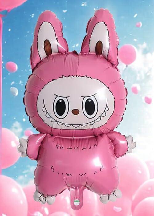 PINK Bunny Monster Balloon