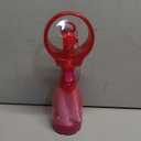O2COOL Deluxe Handheld Battery Powered Water Misting Fan with Wrist Wrap (Strawberry Pink)