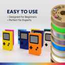 OVERTURE Easy PLA 1.75mm 3D Printer Filament, 1kg PLA Cardboard Spool (2.2lbs), Dimensional Accuracy +/- 0.02mm, Fit Most FDM Printer (Easy Digital Blue)