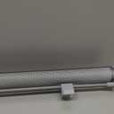 Retractable Baby Gate for Stairs, 55" Wide Mesh Dog Gate Indoor, 34'' Tall Child Gate for Doorways, Hallways, Deck, Indoor Outdoor Pet Baby Safety Essentials for Home, Grey (Gray)