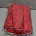 Fazhesici Red Blackout Velvet Curtains 84 inches Long Windows Rod Pocket Drapes with Tassels Soundproof Thermal Curtains for Living Room 2 Panels Set 52" x 84"