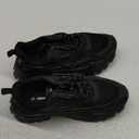 DREAM PAIRS Women Chunky Fashion Sneakers Platform Bold Lace-Up Comfortable Sneakers, Size 8 Color, Black Bold