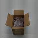 Azar Displays 800004-C Pack of 50 Clear Pegboard Hooks (Also Available in Black & White) - 4 Pegboard Hook Set (2 & 6 Pegboard J Hooks Also Available) - Polycarbonate Plastic Hooks for Retail