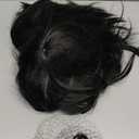 Black Bob Wig With Bangs 12 Inch Short Bob wig for Women Short Bob Wigs Synthetic Fiber Bob Wigs and Halloween Cosplay Wig for Daily Life Colorful Wigs With One Cap (Nature Black) (Natural Balck)