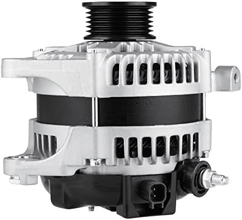 Alternator for Jeep Wrangler 2007-2008 3.8L V6, for Chrysler Town & Country/Dodge Grand Caravan 2008-2010 3.3L 3.8L V6, for Voyager 2008 3.3L, for Volkswagen Routan 2009-2010 3.8L, 4801304AA 11295