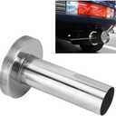 Tyenaza Car Muffler, 3.5in/4in/4.5in Universal Stainless Steel Removable Muffler Silencer Car Modification Accessories(3.5in)
