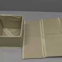 6" wide and 4" tall 3 Pack Foldable Cloth Storage Box 