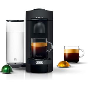 Nespresso Vertuo Plus Deluxe Coffee and Espresso Maker by De'Longhi, Matte Black, 3.8 Pounds