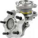 Pair 512201 Rear Wheel Bearing Hub Assembly Compatible with Nissan Altima 2002 2003 2004 2005 2006, 2004-2008 Maxima, for Nissan Quest 2004-2009, 5 Lug w/ABS (OE Size)