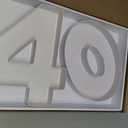 9IN Fillable Charcuterie Number Shaped Cardboard Decorative Box Birthday Anniversary Party Treat(Number 40)
