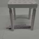 Locker Organizer Shelf, Adjustable Width and Height, Ideal for School, Office, and Gym Lockers (White)