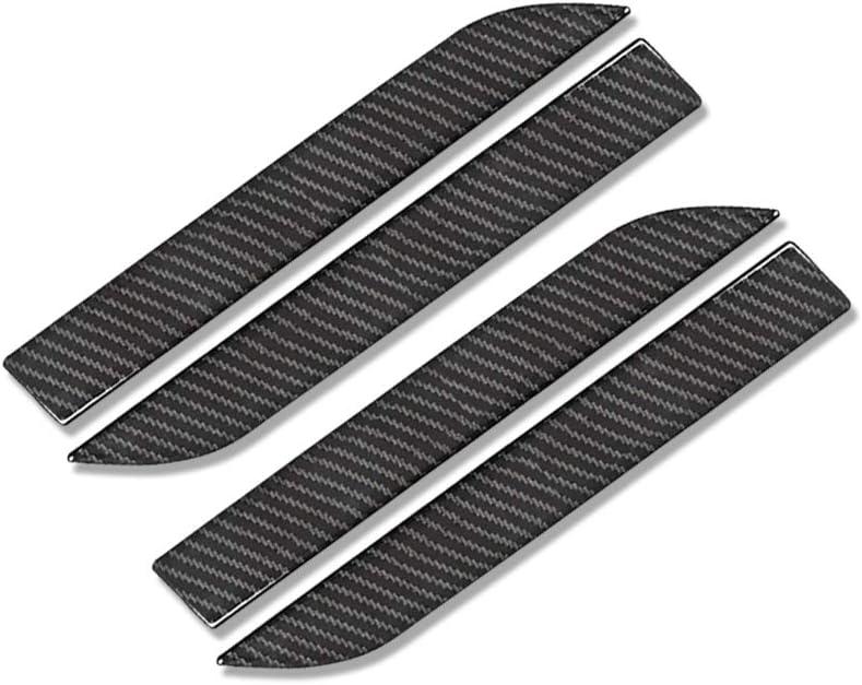 Door Handle Sills Protection Kit 4K Glossy Real Carbon Fiber Cover Compatible with Model X (4 Pieces Set)