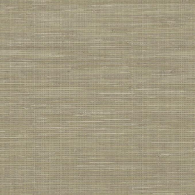 NuWallpaper Neutral Grasscloth Peel and Stick Wallpaper, Textured Removable Wallpaper, Renter-Friendly, 20.5 in x 18 ft