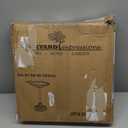 BACKYARD EXPRESSIONS PATIO  HOME  GARDEN 912449-WB Outdoor Garden Bird Bath- Bronze- Weather Resistant Polyresin-30 Inch-Backyard Expressions