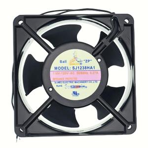 for Suntronix SJ1238HA1 Axial Fan, AC 110V~120V 0.27A 50-60Hz,2-Wire Ball Cabinet Cooling Fan Size:120X120X38mm.