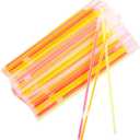 100pcs Glow Bracelets Sticks for Party Decorations Colorful Glowing Props for Birthdays Halloween Camping and Festivals