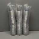 Turbo Bee 300 Pack 9oz Clear Plastic Cups, Disposable Crystal Drinking Cups, PET Plastic Party Cups for Juice, Iced Coffee and Cold Drinks