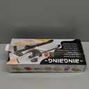 Mandoline Food slicer for kitchen, Adjustable Stainless Steel Mandoline Vegetable slicer, Food slicer Onion Potato Chip French Fry, 7 in-1 Adjustable Blade, Including 1 Pair Cut-Resistant Gloves (Gray)