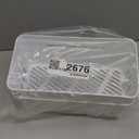 Lysam Bath Toy Storage 2 Packs, Large Bath Toy Holder with 3 Compartment, Quick Dry Bathtub Toy Organizer, Bath Tub Toy Net, Shower Toy Basket & Bin, Bathroom Accessories for Baby,Toddler, Kids White