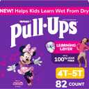 Pull-Ups Girls' Potty Training Pants, Size 4T-5T Training Underwear (38-50 lbs), 82 Count