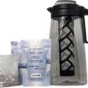 Alkaline Water Filter Pitcher with Infuser, Tritan Pitcher with Lid 2L | 9.5 pH Alkaline Filters | Tea Pitcher | Tritan BPA Free Ice Coffee Maker | Infuser Pitcher (No Filter)