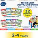 VTech Touch and Learn Activity Desk Deluxe 4-in-1 Pre-Kindergarten Expansion Pack Bundle for Age 2-4