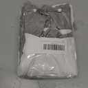 Dual Tone Ruffle Pillow Shams Standard Size Set of 2, 20X26 - Unique Ruffled Fringe Design Pillow Cases Soft & Breathable - Luxurious Decorative Pillow Covers 20X26 - (White-Silver Grey)