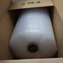 Amazon Basics Bubble Wrap for Moving, Packing, Shipping and Storage, Perforated Protective Cushioning for Fragile Items, 12-inch x 175-ft Long Roll, Small 3/16", Clear