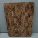 Ironwood Gourmet Large End Grain Prep Station Acacia Wood Cutting Board, 14 x 20-Inch, Brown