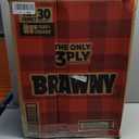 Brawny Tear-A-Square 3-Ply Paper Towels, 12 XL Family Rolls = 30 Regular Rolls, Strong, Absorbent, and Durable with 3 Sheet Sizes (Quarter, Half, Full)
