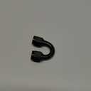 EVIL ENERGY 6AN Female to 6AN Female 180 Degree Swivel Coupler Union Fitting Adapter Aluminum Black