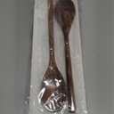 HAKSEN 2PCS Wooden Cooking Spoons, Natural Acacia Wood Kitchen Utensil, 12Inch Large Wooden Mixing Spoons for Nonstick Cookwares, Comfort Grip, Durable, Kitchen Gifts for Women, Cooking Gifts for Men