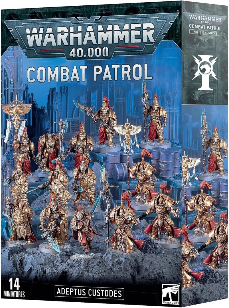 Warhammer Games Workshop 40,000 - Combat Patrol: Adeptus Custodes (2024 Edition) Warhammer Games Workshop 40,000 - Combat Patrol: Adeptus Custodes (2024 Edition)