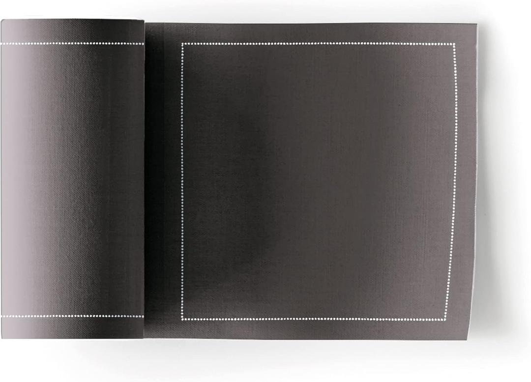 Cotton Cocktail Napkin - 4.5 x 4.5 in - 50 units per roll - Anthracite