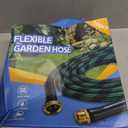 Garden Hose 100 ft, 2026 New No Kink Expandable Water Hose 100ft, 10 Function Nozzle, Leak-proof Solid Metal Fittings, 3750D Outer Fabric, Durable Collapsible Latex Core, Ultra Lightweight & Flexible