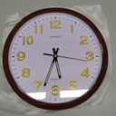 Glow in The Dark 3D Numerals Wall Clock12 Inch Retro Silent Non-Ticking Battery Operated Easy to Read Vintage Analog Clocks for Living Room Kitchen Office Bedroom Decor