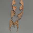 4 Pair Fairy Pixie Elf Ears Cosplay Elf Ear Soft Pointed Tips Anime Party Dress Up Costume Masquerade Accessories for Halloween Christmas Party (Nude & Brown)