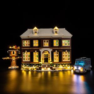 Nitemode LED Light Kit Compatible with Lego Home Alone House 21330 – Upgraded Layered Lighting Design, Accessories for Display (No Model)