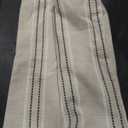 Hckot Hand Made Throw Pillow Covers 16x16 Set of 2 Striped Pillow Covers Textured Linen Decorative Pillows Square Cushion Covers for Sofa Couch Bed Living Room Farmhouse Decor