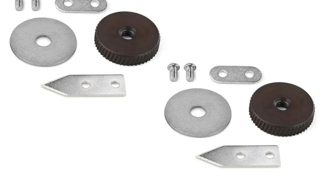 New Star Foodservice 7006858 Replacement Parts - Knife/Blade & Gear Compatible with #1 Manual Can Opener, Set of 2