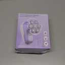 Electric Shaver for Women, Electric Razor with 7D Magnetic Shaver Heads, Wet Dry Waterproof Bald Head Trimmer Kit for Women & Men, Nose Ear Hair Trimmer, USB Rechargeable Clippers, Purple